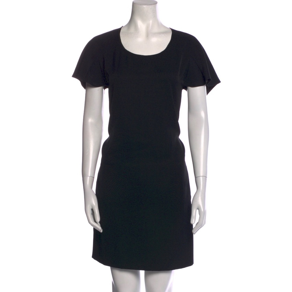 Chloé Little Black Dress Made in France Silk Shift Dress